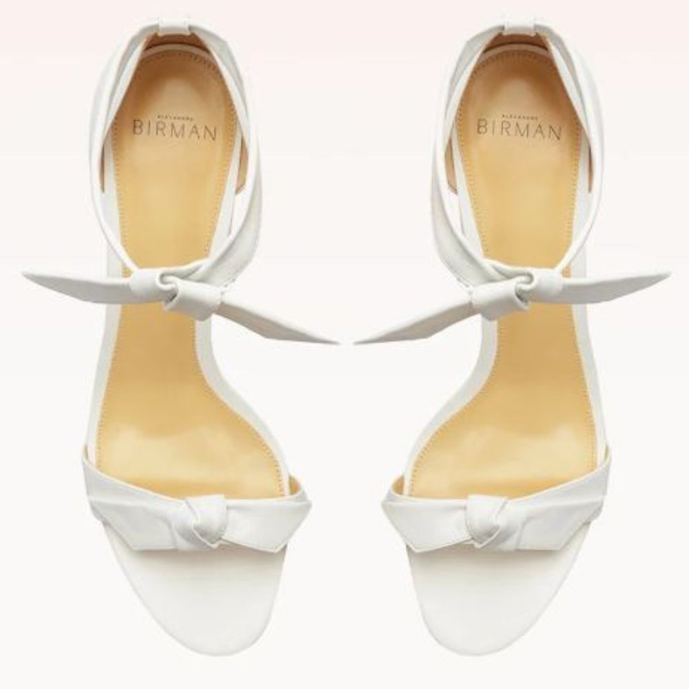 Alexandre Birman Clarita Block 60 White - Size 38.5
